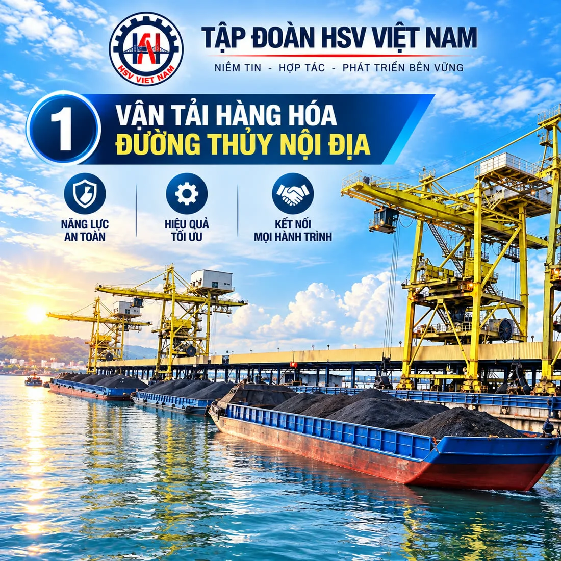 Inland waterway freight transport
